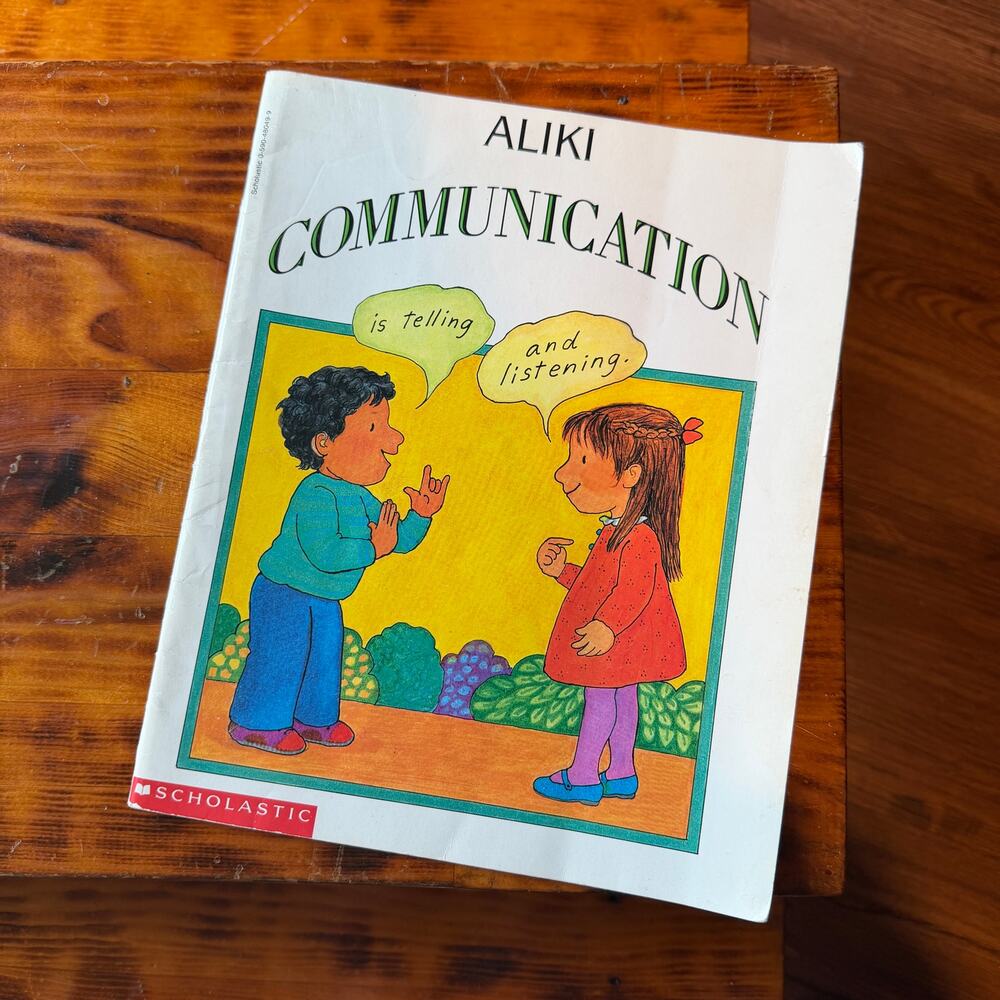 Vintage 1993 Scholastic Aliki Communication Paperback Book